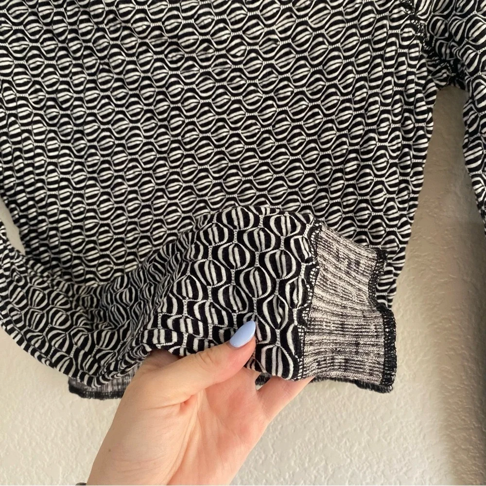 NEW Free People Jane Printed Cropped Tee Top